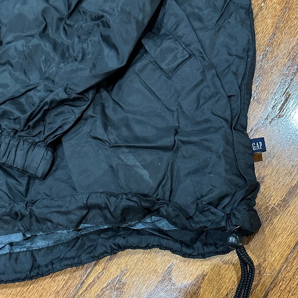 GAP Black Hooded Anorak with Storage Pouch - Picture 5 of 7